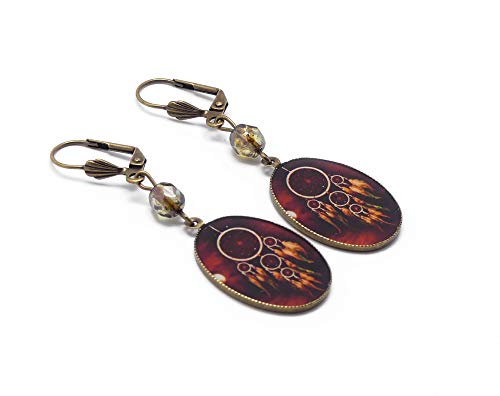 Boucles d'oreilles attrape-rêve et lune pour sublimer vos tenues d'été