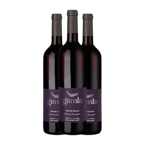 Golan Heights Gamla Cabernet Sauvignon – Caja de 3 Botellas 75 cl de Vino Tinto Premium Golan Heights Gamla Cabernet Sauvignon – Caja de 3 Botellas 75 cl de Vino Tinto Premium