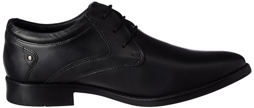 Image of Lee Cooper LC2024B3R Men's Leather Derby Formal Shoes | Lightweight, Comfortable & Stylish Lace-Ups for Office, Business