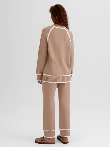 Image of LILLUSORY 2 Piece Knit Lounge Set Womens Matching Sweater Sets