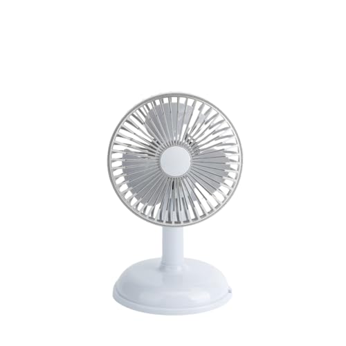 QUXVUIS Ventilador portátil recargable - Solución de refrigeración portátil Ventilador de bajo ruido Recargable con batería, azul celeste