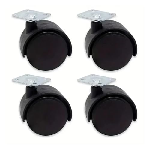 Ruedas giratorias for muebles, 40 mm, ruedas con freno for cargas pesadas