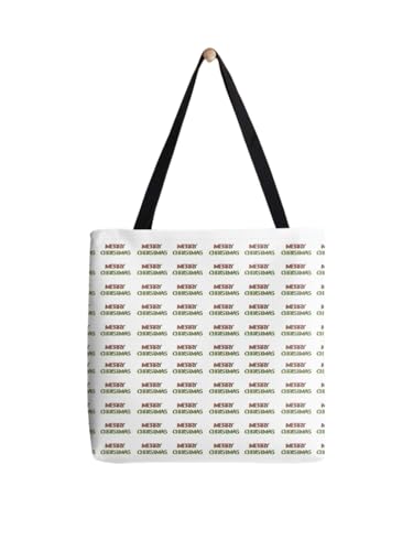 Sac fourre-tout Joyeux Noël cadeau pastel style dessin animé