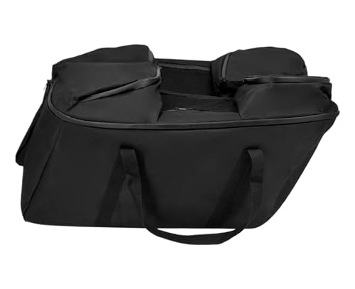 EGUIAS Alforjas Laterales para Bolsa para sillín de Motocicleta, Forro para Equipaje, Bolsa para Herramientas Tour Pack para Harley Touring