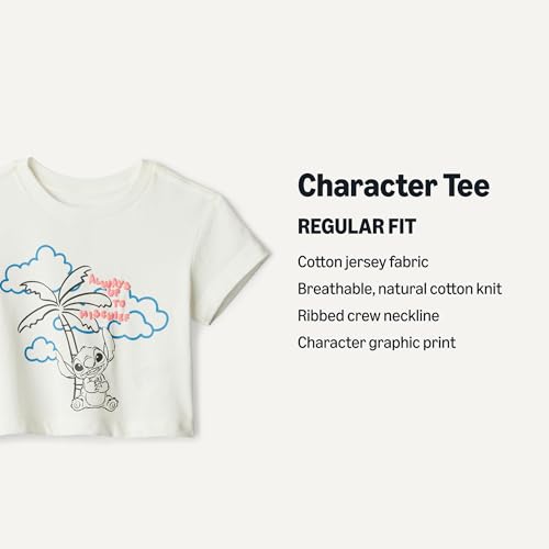 Image of Amazon Essentials Girls and Toddlers' Short-Sleeve T-Shirts
