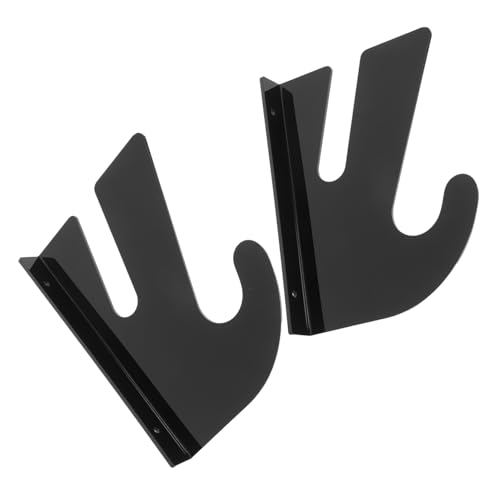 STOBAZA Skateboard Wall Mount for 2 Boards Horizontal Rack Sturdy Skateboard Storage Wall-mounted Organizer Modern Design