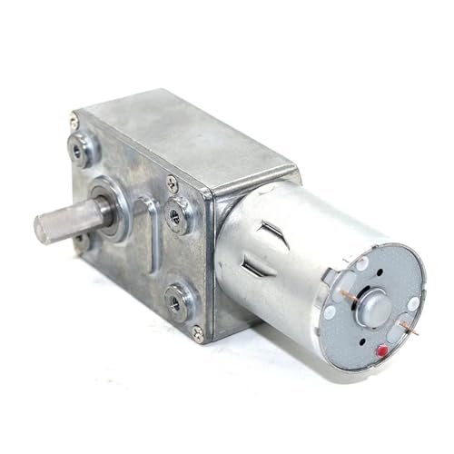 4632-370 Worm Gear Reduction Motor with Self-Locking Solid Shaft Motor 10 RPM 24V