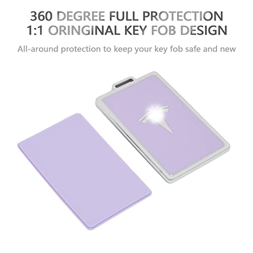 Offcurve For Tesla Key Card Cover Special Key Card Case Cover Holder For Tesla Model 3 Model Y Accessories, Purple #TOP1