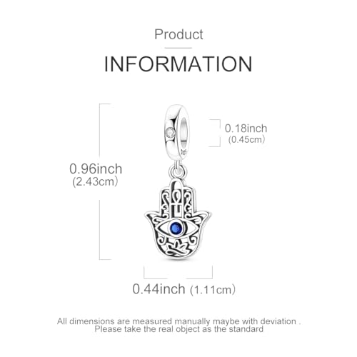 Image of 925 Sterling Silver Charms,Hypoallergenic Beads,Compatible with Pandora Bracelets and Necklaces,Women Holiday Gift Pendants