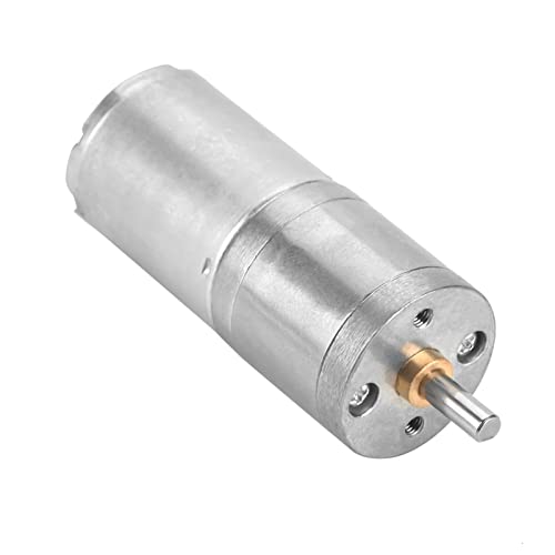 Getriebemotor 25mm DC 12V 25GA-370 Low Speed ​​Metall High Mini Getriebemotor für elektronische DIY 5-1000RPM(12V 1000RPM)