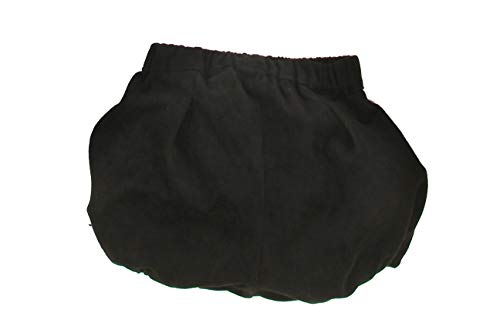 Silky Toes Baby Bloomer Girls Boys Suede Blend Shorts for Winter Black