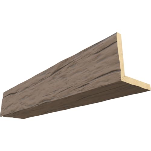 10"W x 12"H x 10'L 2-Sided (L-Beam) Riverwood Endurathane Faux