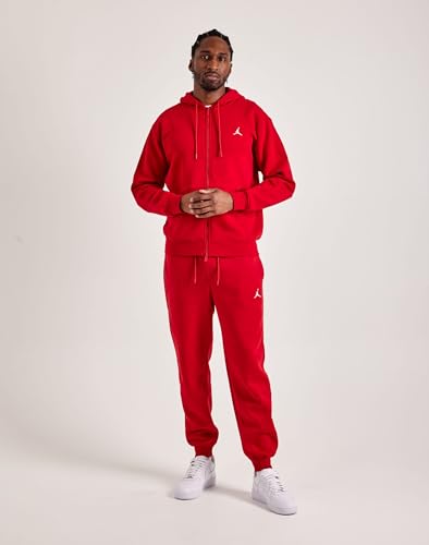 Jordan Brooklyn Full-Zip Fleece Hoodie (FV7289-687, Red)4