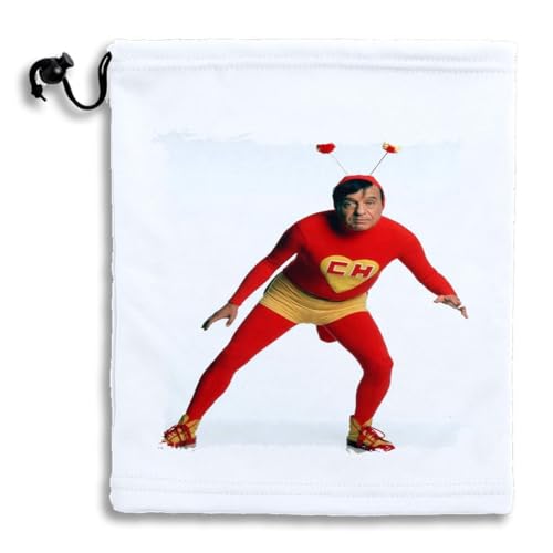 MERCHANDMANIA Braga Gorro Polar Ajustable Super heroe Serie Retro Graciosa Risa Antigua Poliester Invierno Personalizada
