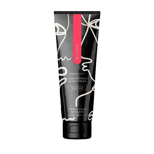 Pure Romance Coochy Cream, Conditioning Scented Shave Cream, Shaving Cream for Women to Experience their Smoothest Bikini Area, Legs, and Underarms, Dirty French