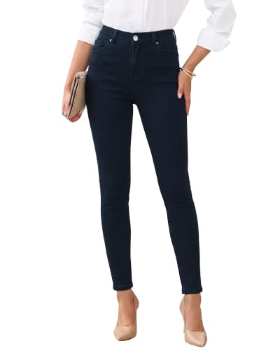 Image of GRAPENT Skinny Jeans for Women High Waist Stretchy Classic High Rise Slimming Jeggings Denim Trousers Pants