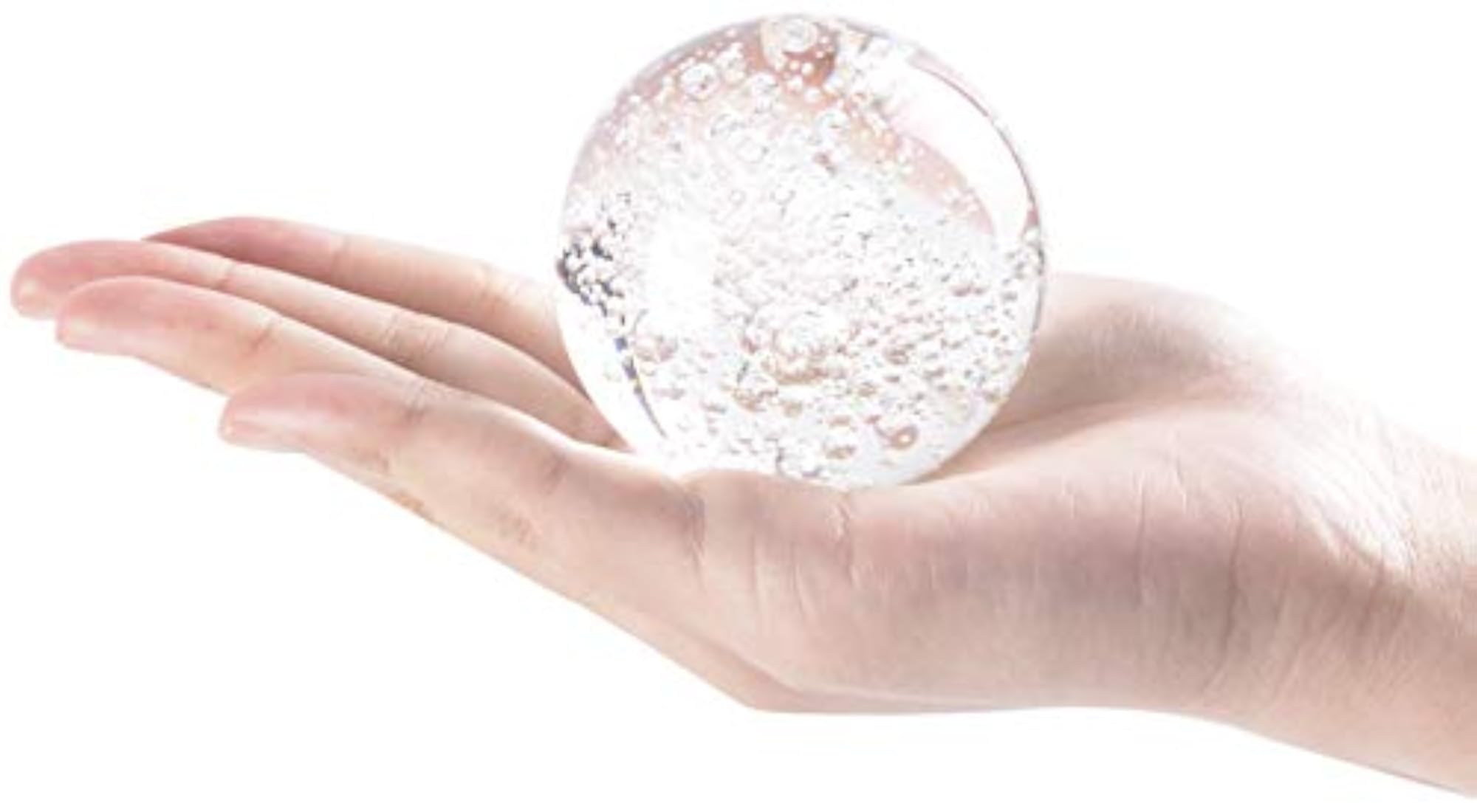 Crystal Glass Marbles Decorative Sphere, Home Decor