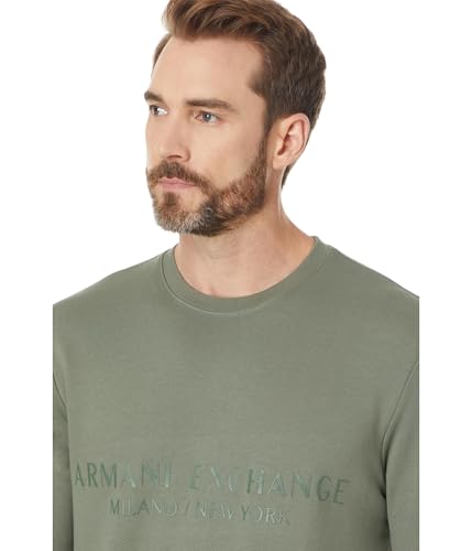 Armani Exchange Men's Milano/Ny Logo Crew Neck Sweatshirt3