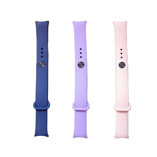 FRIENDLY LICENSE - Pack de 3 Correas para Smartband - Compatible con Xiaomi Smartband 8 FR - Colores Azul, Lila y Rosa - Elaborada con Silicona Resistente - Para Muñecas entre 10,2 y 11,9 cm