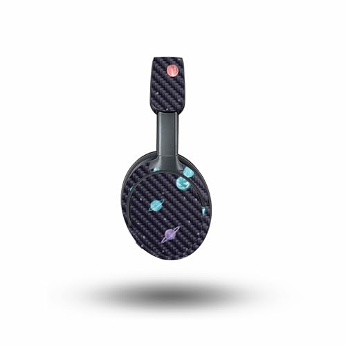 Image of MightySkins Carbon Fiber Skin Compatible with Bose QuietComfort Ultra - Bright Night Sky | Protective, Durable Textured Carbon Fiber Finish | Easy to Apply