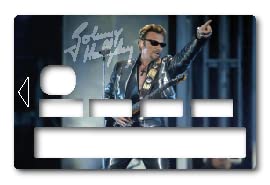COPPIA Sticker Autocollant Carte Bancaire - Johnny Halliday - Démarquez-vous en personnalisant votre Carte Bancaire à petit prix - Fabrication Française, 8 X 5 cm Cover