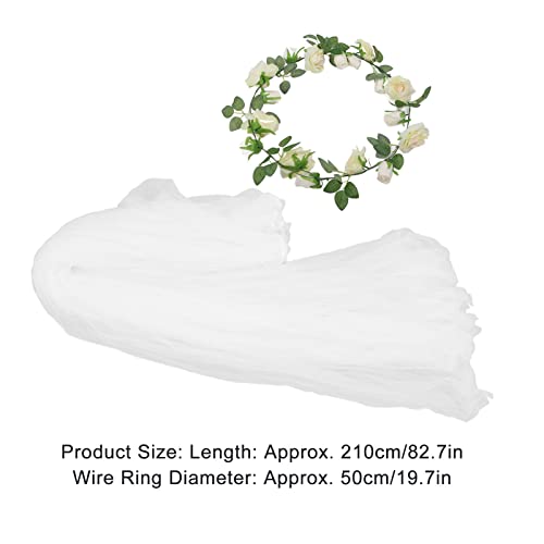 Topyond Princesa Rose Crown Cama De Quarto De Bebê Com Dossel Rede Decorativa Respirável, Decoração