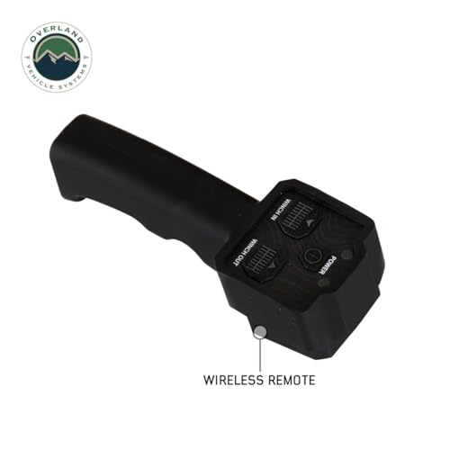 Overland Vehicle Systems 19099901 Scar Off Road Winch With Synthetic Rope & Wireless Remote thumb #4