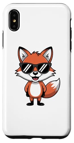 Cool Charming Red Fox with Sunglasses �X�}�z�P�[�X iPhone XS Max �p