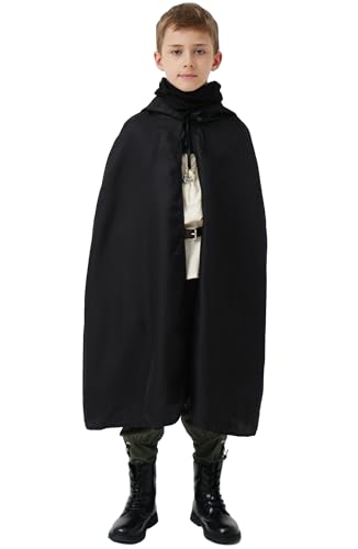 Image of 8 Pcs Medieval Costume for Boys Renaissance Viking Pirate Tunic Outfit for Kids