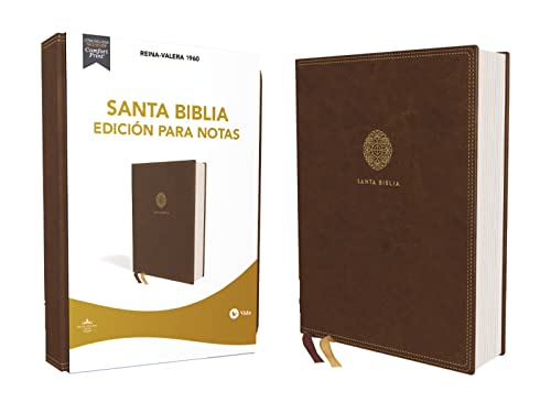 Reina Valera 1960 Santa Biblia Edición para Notas, Leathersoft, C...