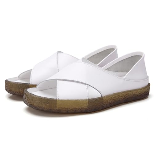 Sandals Women Cross Korean women's sandals large size sandals pregnant mother shoes