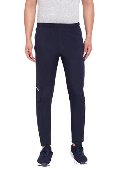 Image of Joggers Gym Pants for Men's | Regular Fit Athletic Trackpants | Casual Running Workout Pants with Pockets |Solid Men Track Pants