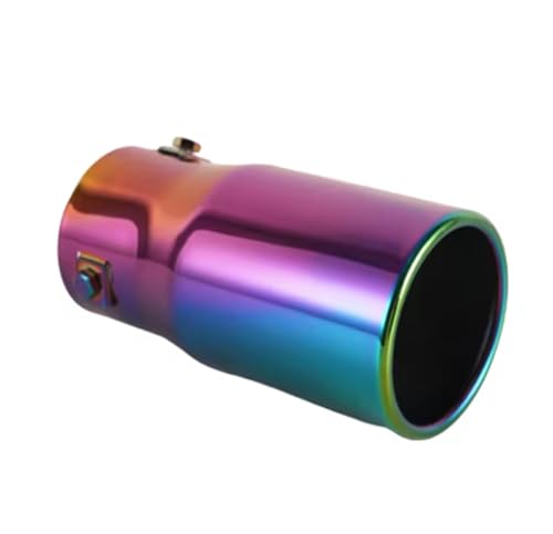 Tubo silenciador mofle trasero de acero inoxidable 2.5 pulgadas accesorios para escape de coche