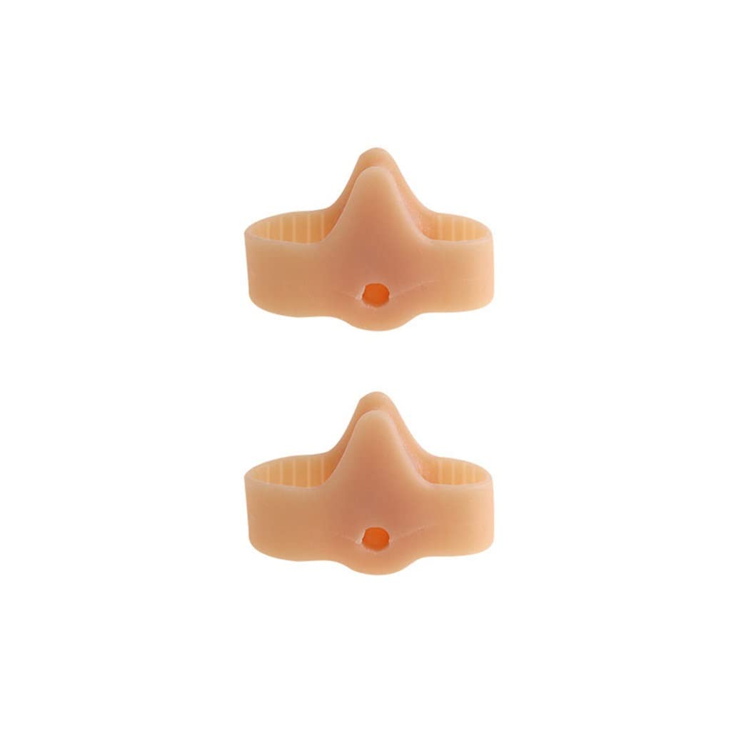 Separador de Dedos de Gel para juanetes, separadores de Dedos con 2 bucles, Corrector de juanetes para Mujeres y Hombres, Alivio de juanetes, Callos, enderezar el Dedo en Martillo superpuesto