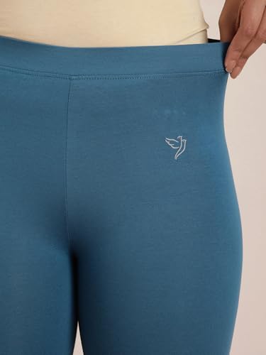 Image of TWIN BIRDS Tailored Cut and Classic Fit Super Stretchable Elastane Fabric Churidar Leggings for Women