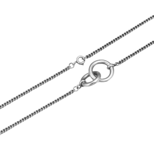 Colliers double boucle argent massif fini les bijoux ternes