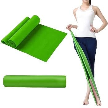 Faixa Elástica para Yoga, Pilates e Alongamento – Banda de Exercícios 150×15 cm para