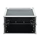 Gator Cases ATA Wood Flight Rack Case 6U Schwarz/Alu (G-TOUR 6U)