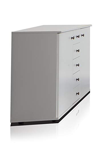 Wimex Kommode/ Kombikommode Chalet, 2 Türen, 5 Schubladen, (B/H/T) 130 x 82 x 38 cm, Weiß