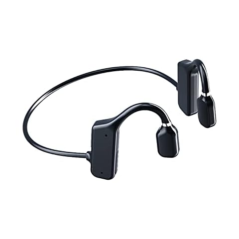 fasloyu Sportkopfhörer, VG03 Kopfhörerkonzept Knochenleitung Bluetooth 5.1 Kabelloser Kopfhörer Stereo Sound Sport Wasserdichtes Nackenbügel-Headset Cover
