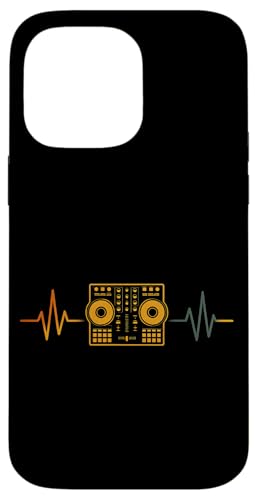Contrôleur DJ Heartbeat Line Conception de producteur de Coque pour iPhone 14 Pro Max