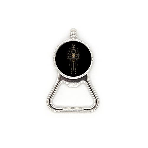 Décapsuleur triangle acier inoxydable, une idée cadeau design originale