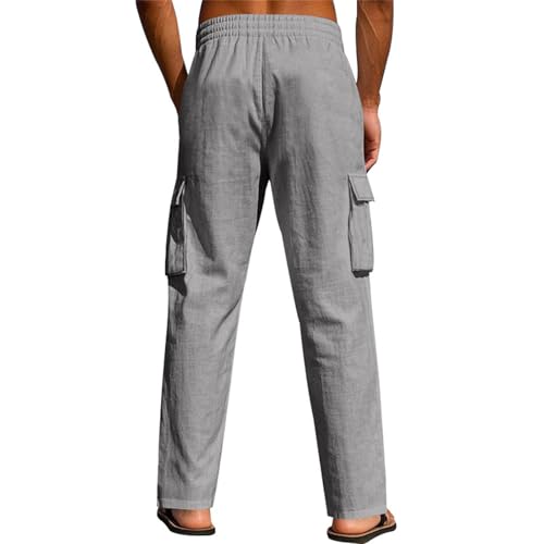 Pantalon de plage en lin pour homme idéal pour les vacances d'été