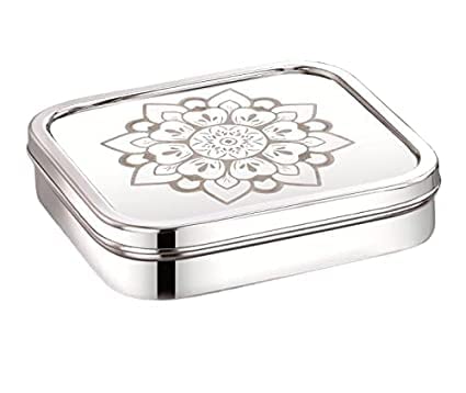 DiBha Designer multipurpose chapta Square Storage Container Big Size, Sleek Canister Chocolate, Food Safe Kitchen Storage, Gift Box