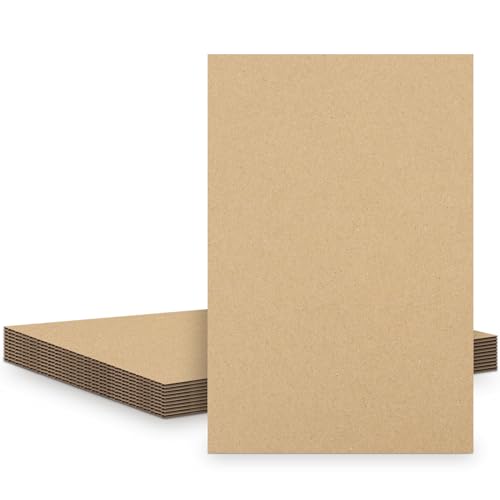 Image of Golden State Art 10 Pack 24x36 Corrugated Cardboard Sheet 3 /16 inch Flat Insert