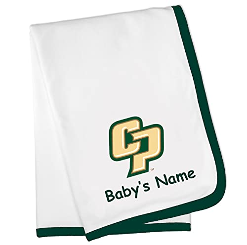 Future Tailgater Cal Poly Mustangs Officially Licensed 100% Cotton Personalized Baby Receiving Blanket