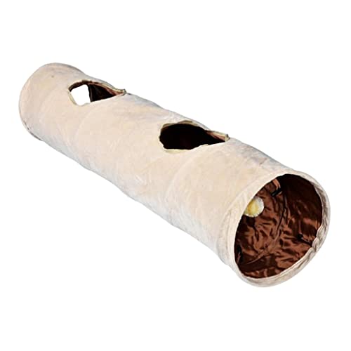 Túnel de gato desmontável homozy – Tubo de brinquedo interativo para animais de estimação, gatos e f