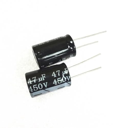 Capacitor 47uF 450V 16x25mm lot de 100 condensateurs électrolytiques radiaux
