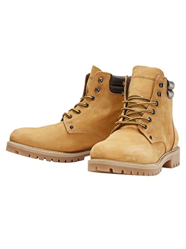 JACK & JONES - Jfwstoke Nubuck Boot Honey Noos, Botas Clasicas Hombre, Amarillo (Honey Honey), 42 EU
