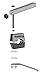 MAGMA Products, T10-680, Dual Extended Horizontal Round Rail Mount, 1